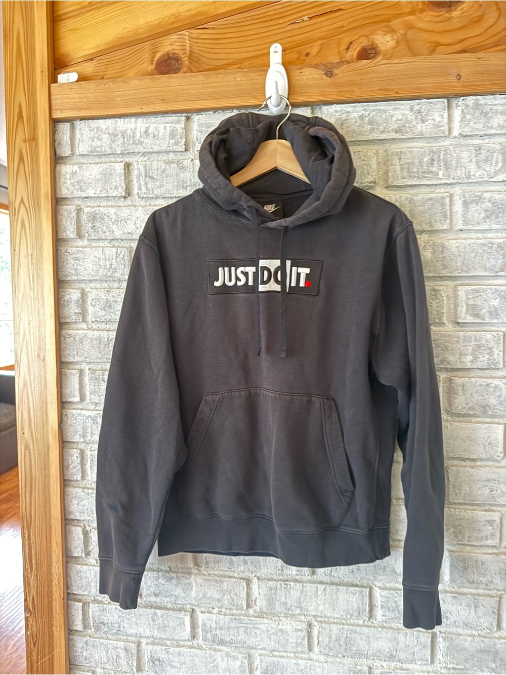 Nike Black "Just Do It" Pullover Hoodie